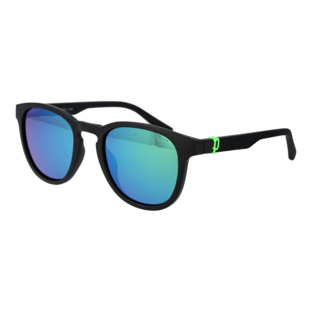 Police Black Plastic Men's Sunglasses